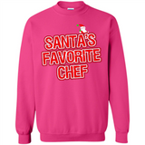 Funny Christmas Clothes - Santas Favorite Chef - Sweatshirt