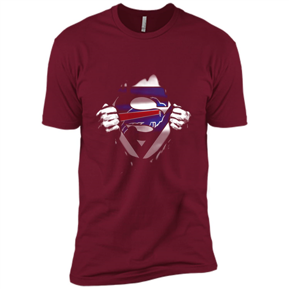 Buffalo Bills And Superman Fans - Premium Short Sleeve T-Shirt