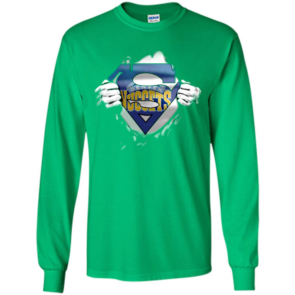 Denver Nuggets And Superman Fans - Long Sleeve T-Shirt