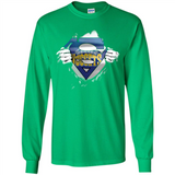 Denver Nuggets And Superman Fans - Long Sleeve T-Shirt