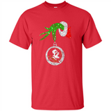 Amazing Florida State Seminoles Glitter Grinch Monogram Ornament Christmas Gift - Shirt