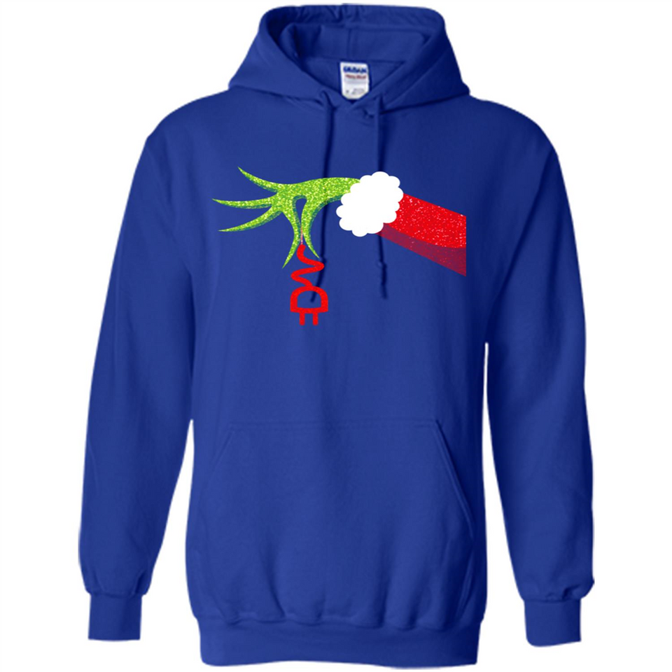 Funny Grinch Hand Holding Electrician Ornament Christmas PING PONG