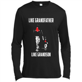 Boston Red Sox GrandFather Like GrandSon - Canvas Long Sleeve T-Shirt