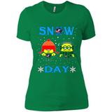 Snow Day Shirt For Columbus Blue Jackets Vs Minion Fans pingpong