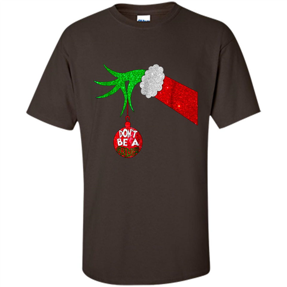 GRINCH HAND HOLDING CHRISTMAS ORNAMENT - DON'T BE A GRINCH PINGPONG