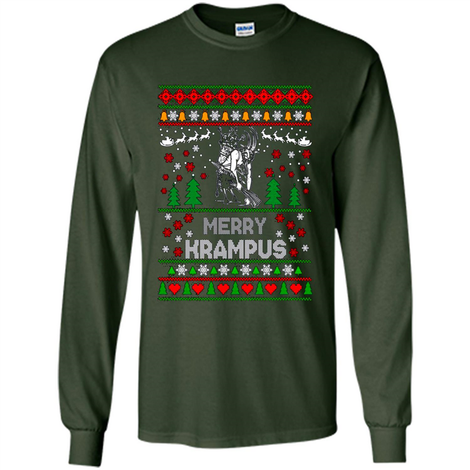 Merry Krampus Christmas sweatshirt PINGPONG