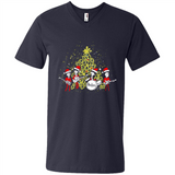 The Beatles chibi Christmas - Men's V-Neck