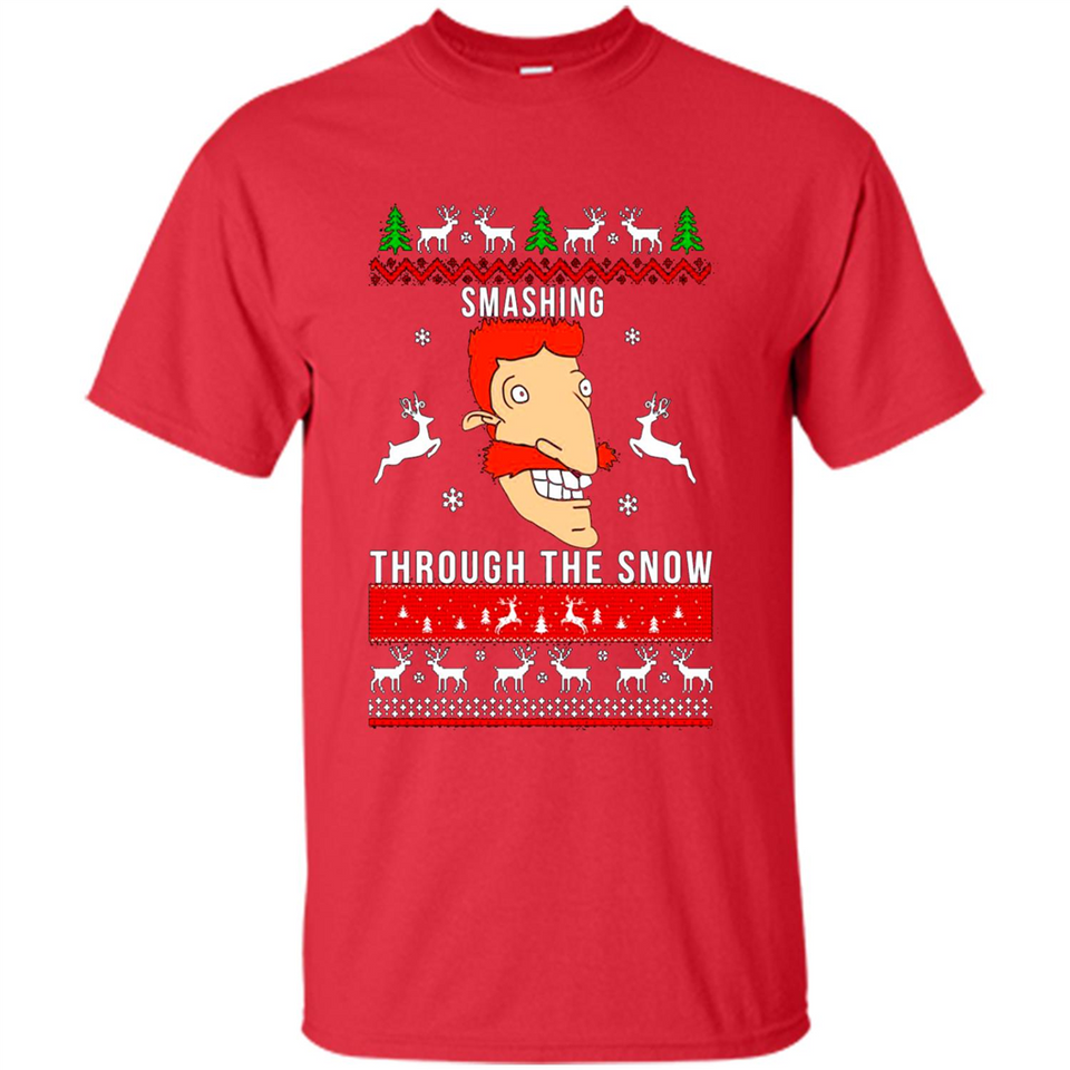 Nigel Thornberry Smashing through the snow Christmas sweatshirt PINGPONG