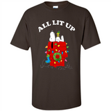 Peanuts By Schulz Snoopy Young Men_s Christmas SweatShirt - Shirt