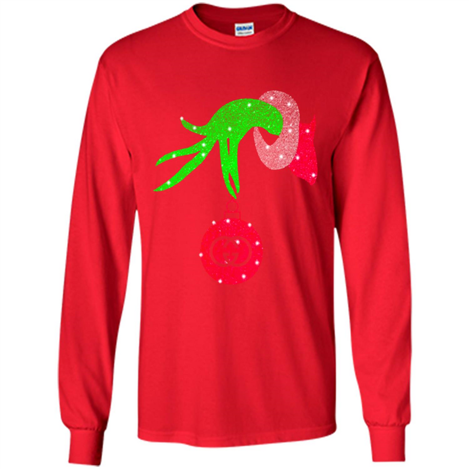 Grinch hand holding logo Gucci PING PONG