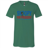 Snoopy for President - Canvas Unisex V-Neck