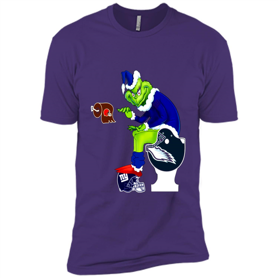 New York Giants Toilet Grinch Santa Claus Football Fan PINGPONG