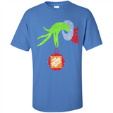Grinch hand holding Logo HomeDepot Glitter Christmas - Shirt