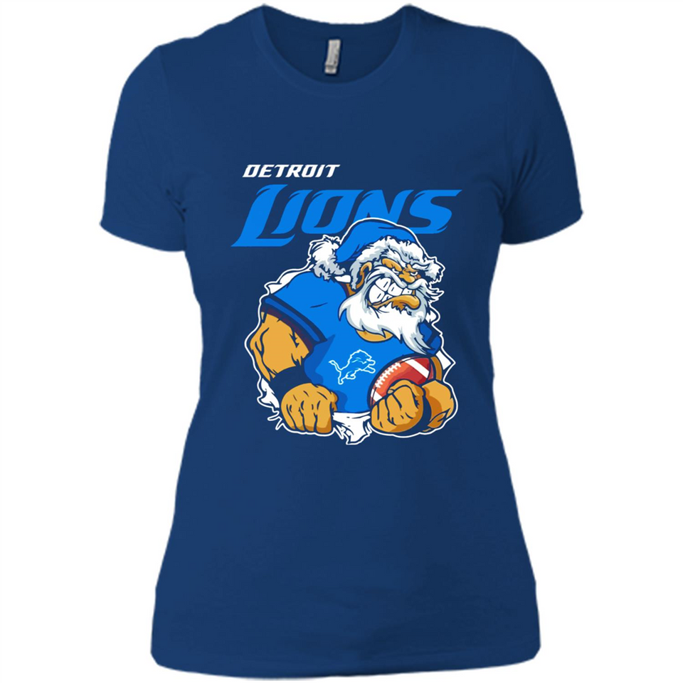 Grumpy Santa Claus Detroit Lions Football Team PINGPONG