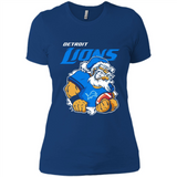 Grumpy Santa Claus Detroit Lions Football Team PINGPONG