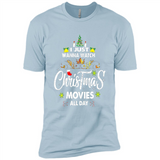 Funny Christmas Movie Shirt, Christmas Movies - Premium Short Sleeve T-Shirt