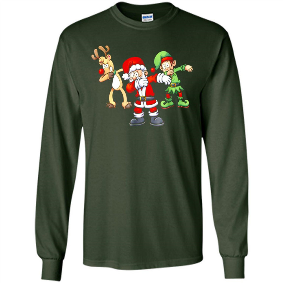 Dabbing Santa - Long Sleeve T-Shirt