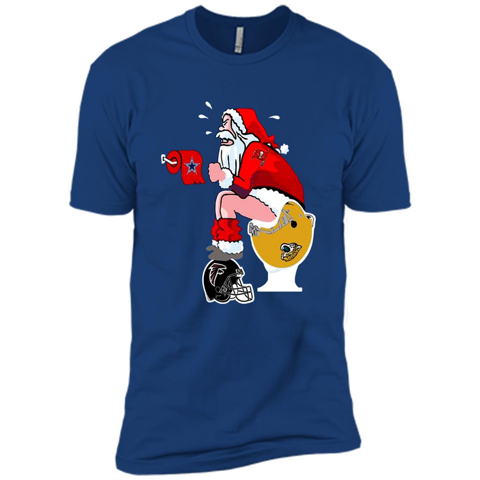 Tampa Bay Buccaneers Santa Claus Toilet