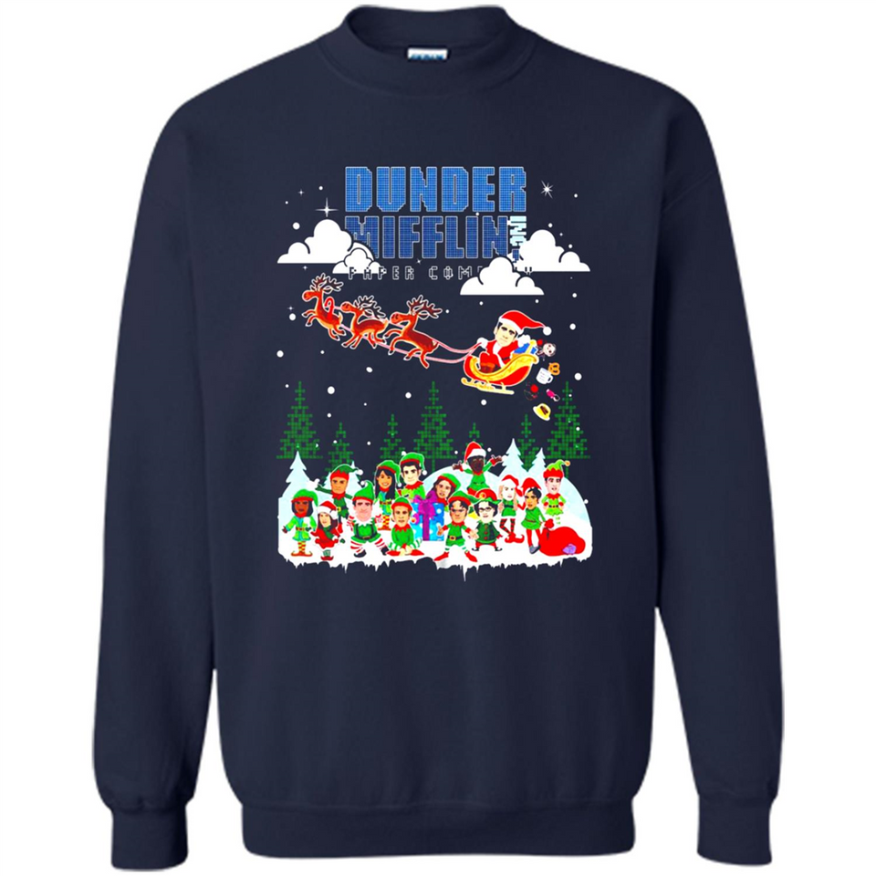 NBC The Office Dunder Mifflin Ugly Christmas Sweater PINGPONG