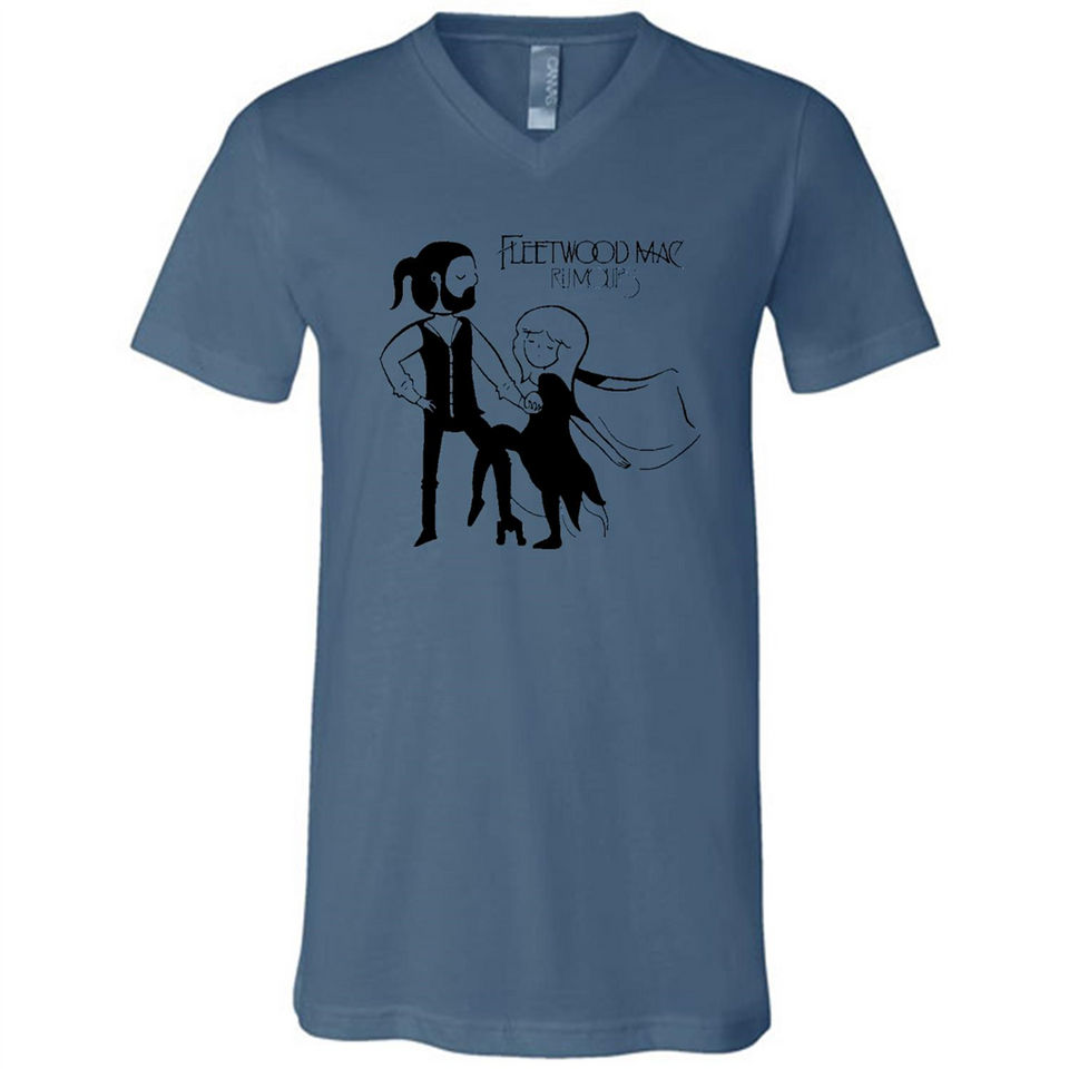 Fleetwood Mac Rumours Shirt PINGPONG - Canvas Unisex V-Neck