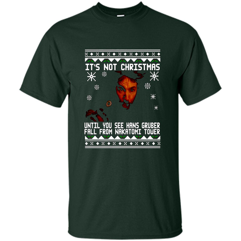 It's Not Christmas Until You See Hans Gruber Fall Ugly Christmas PINGPONG