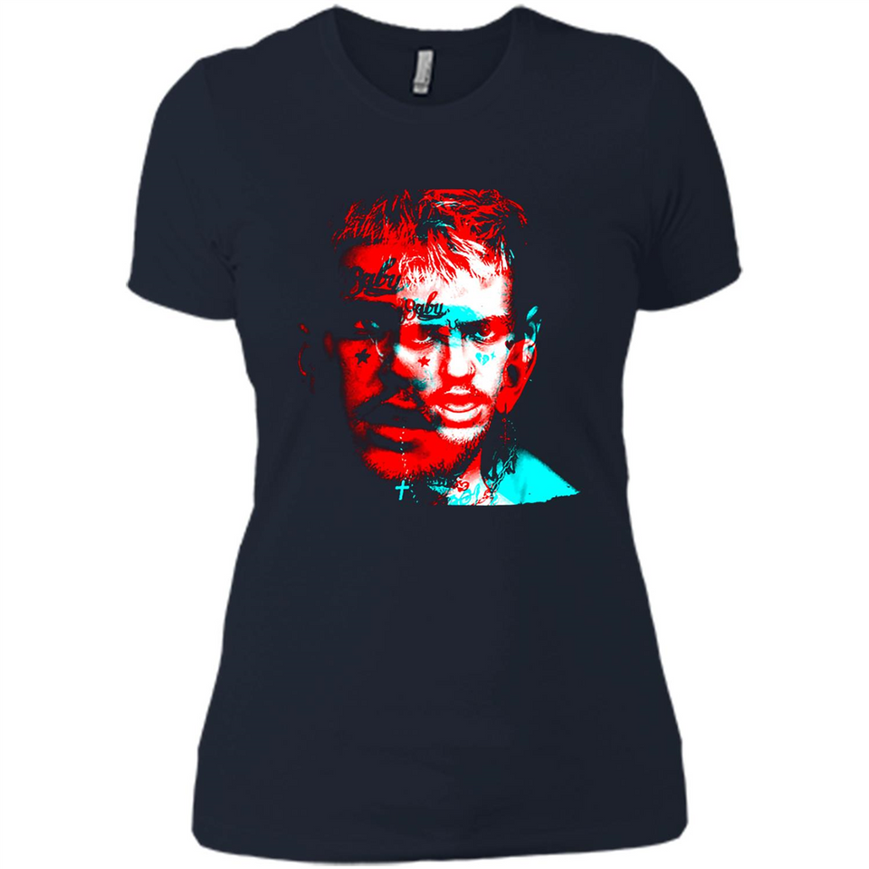 Lil Peep Rapper Fan Wear Shirt Ladies' Boyfriend Shirt - Ladies' Boyfriend T-Shirt