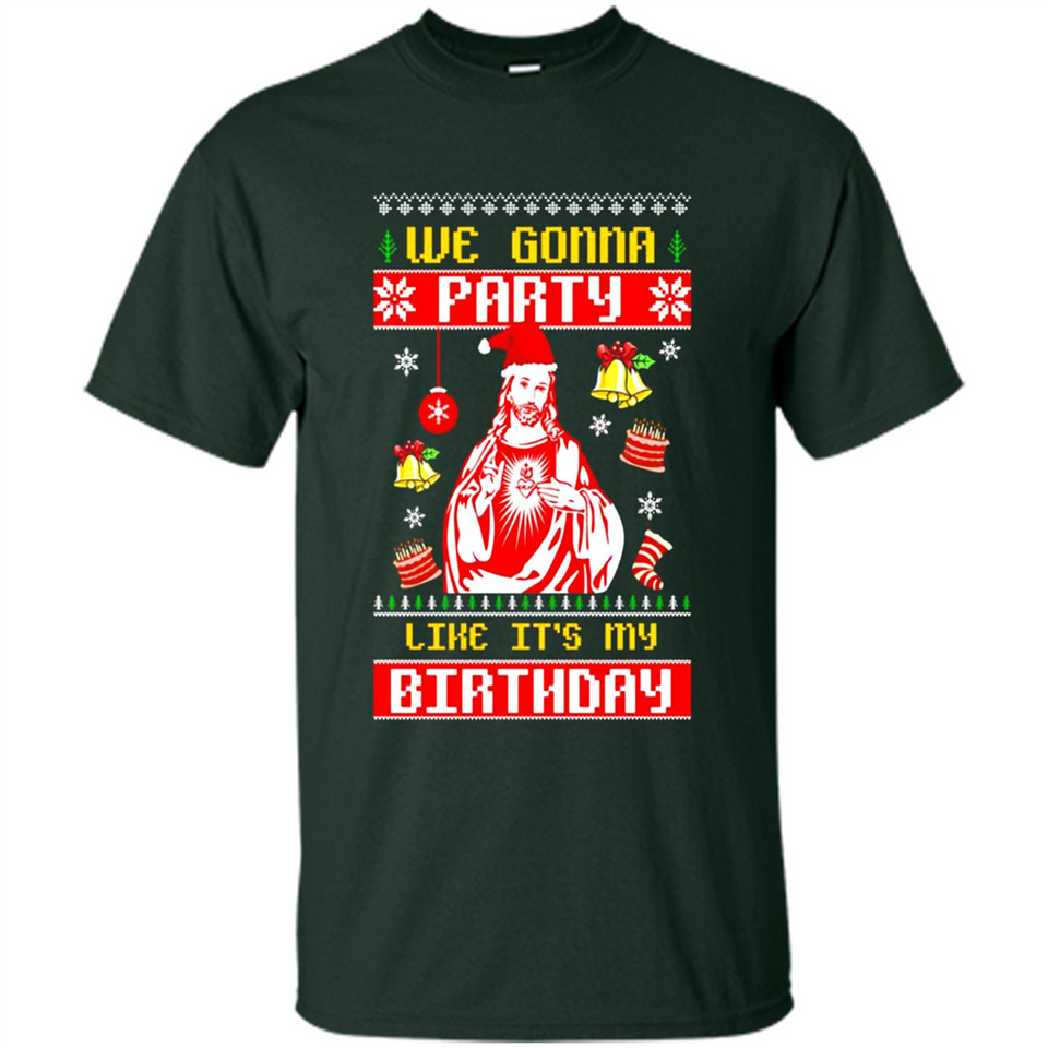 We Gonna Party Like It's My Birthday Jesus Christmas PINGPONG