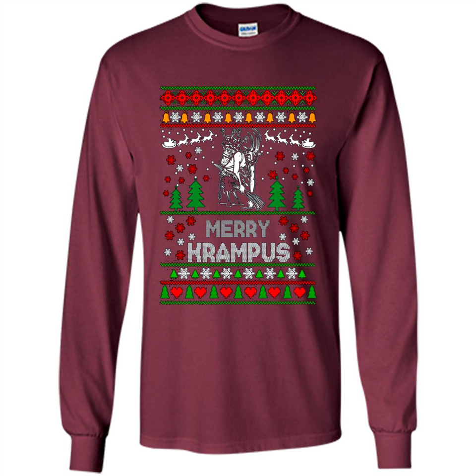 Merry Krampus Christmas sweatshirt PINGPONG