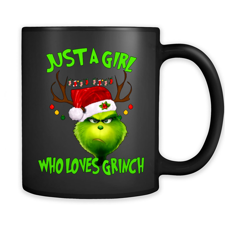 Just a Girl Who Loves Grinch Christmas PING PONG