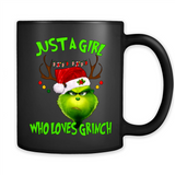 Just a Girl Who Loves Grinch Christmas PING PONG