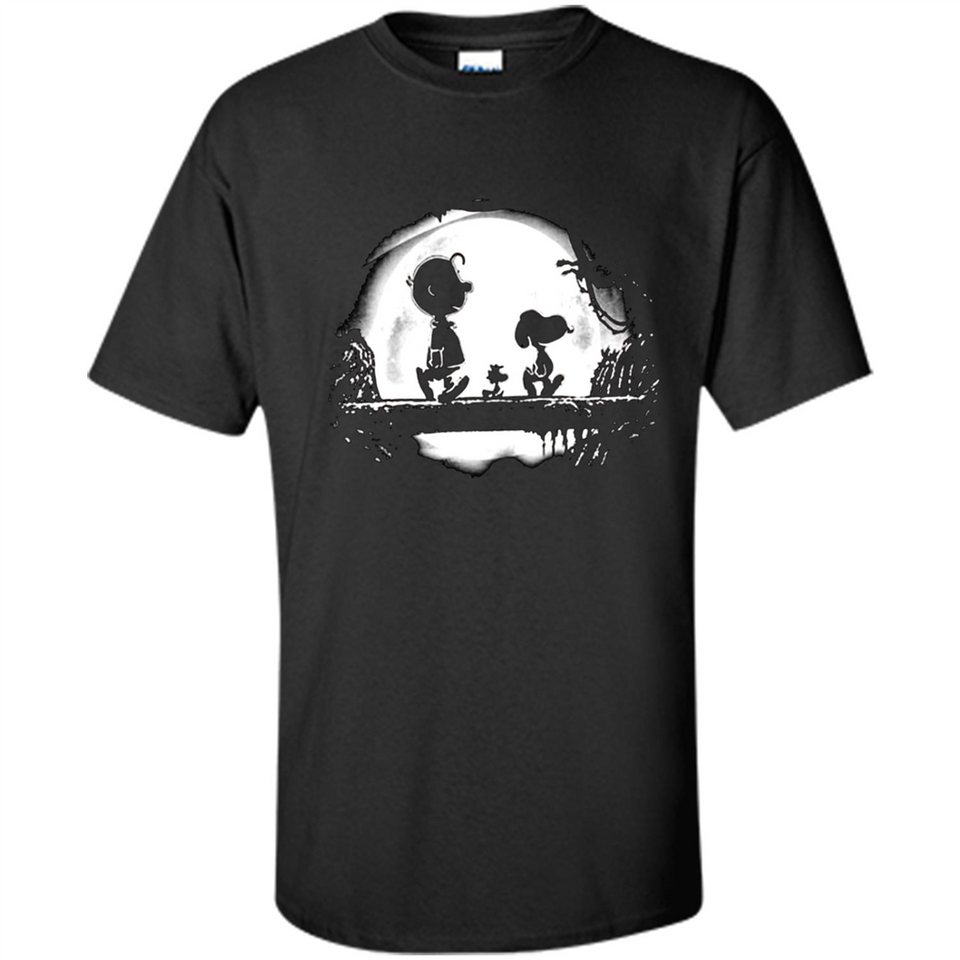 Snoopy The Peanuts Walking To The Moon