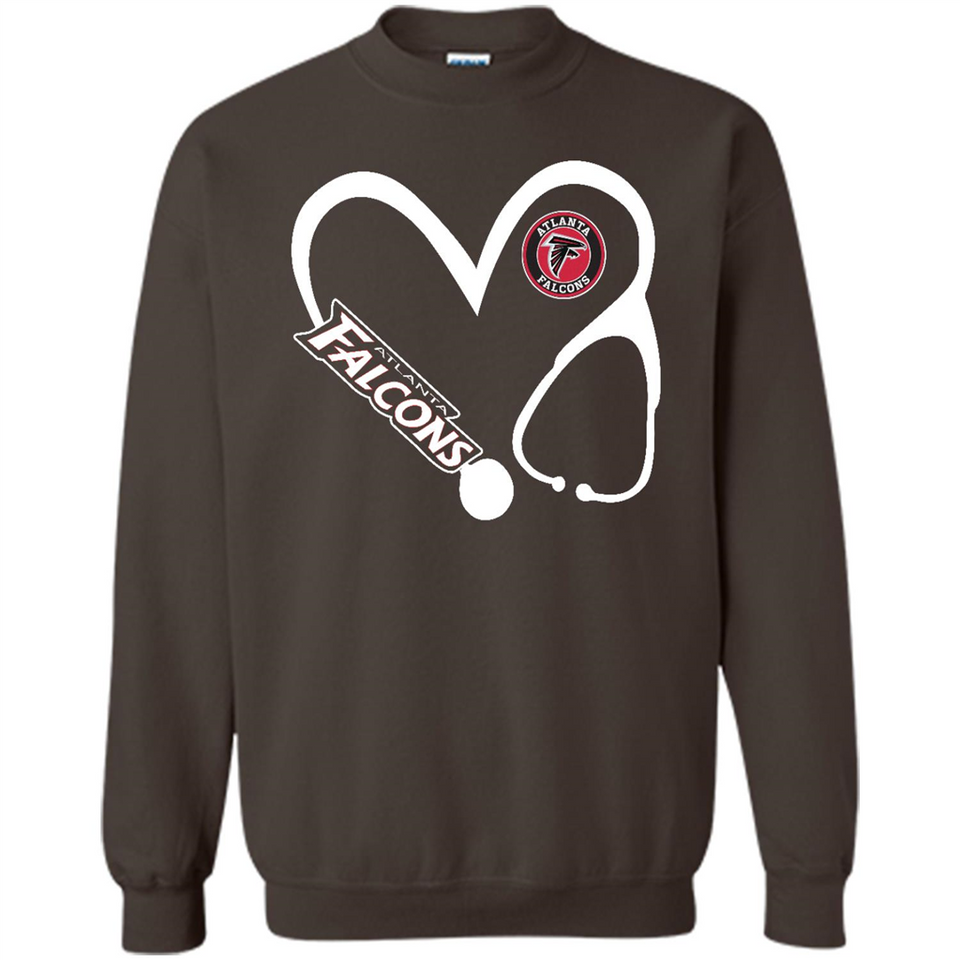 Stethoscope Heart Love Atlanta Falcons For Football Lovers