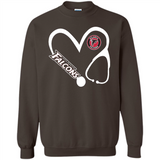 Stethoscope Heart Love Atlanta Falcons For Football Lovers