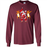 Dabbing Santa - Funny Santa Claus Christmas Dab - Long Sleeve T-Shirt