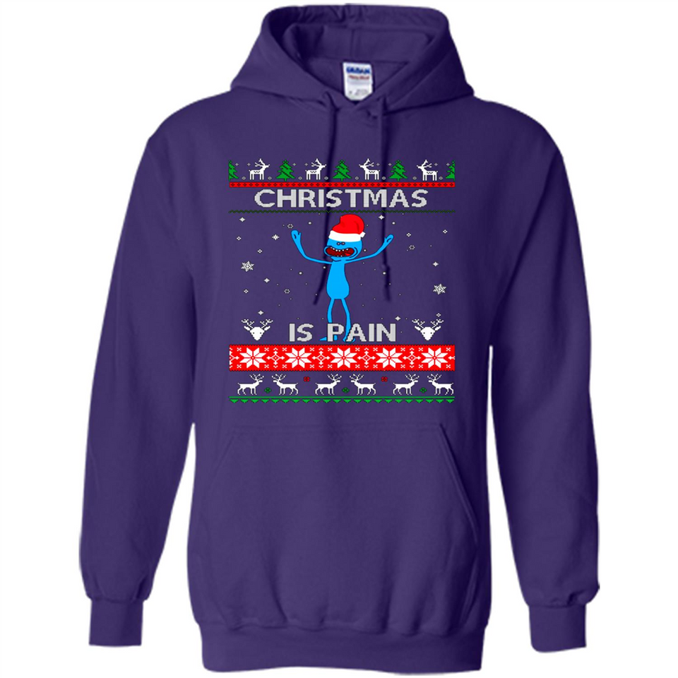 Mr Meeseeks Christmas Is Pain – Rick and Morty Christmas Sweater PINGPONG