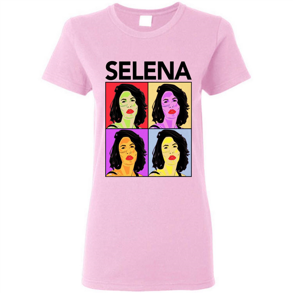 Selena Quintanilla Pop Art - Ladies Short-Sleeve