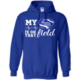 Tennessee Titans Football My Heart is on that Field - Hoodie