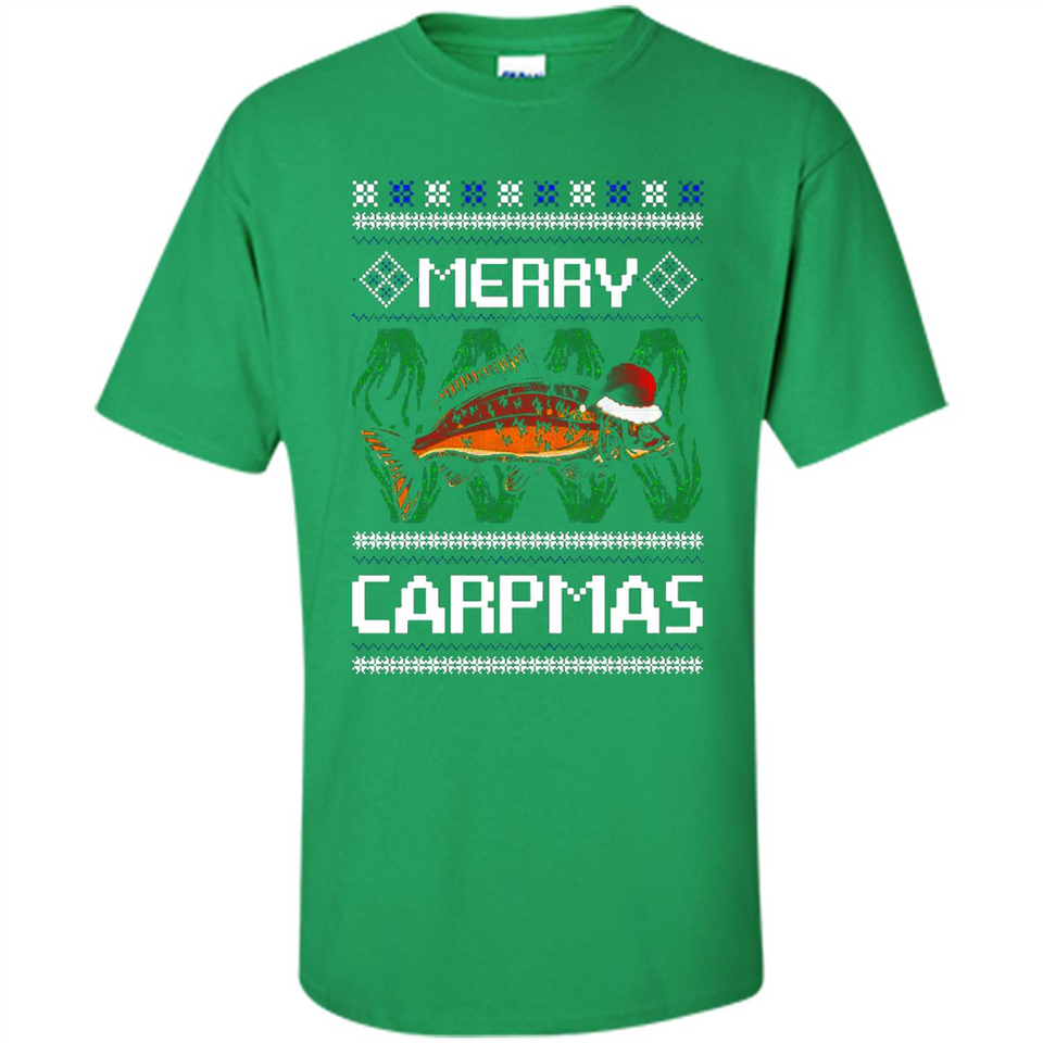 Santa Claus Carpmas Merry Carpmas Christmas Sweater PINGPONG - Shirt