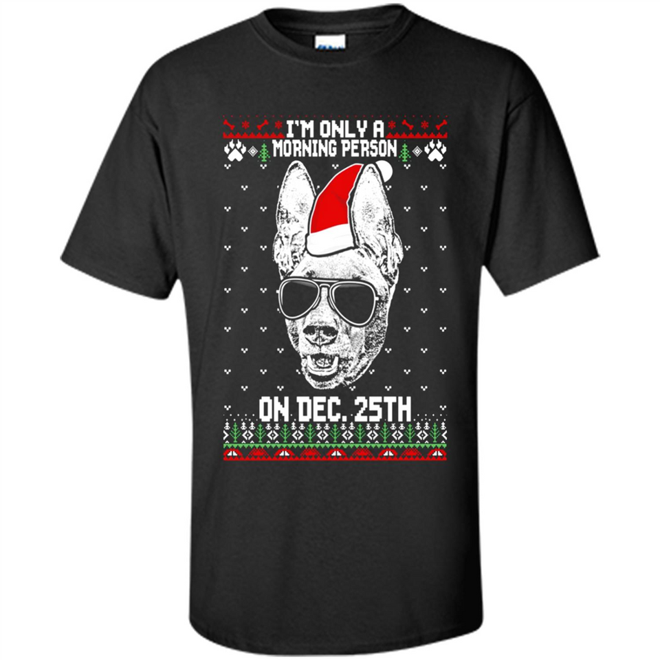 Morning Person Pharaoh Hound Funny Xmas - Shirt