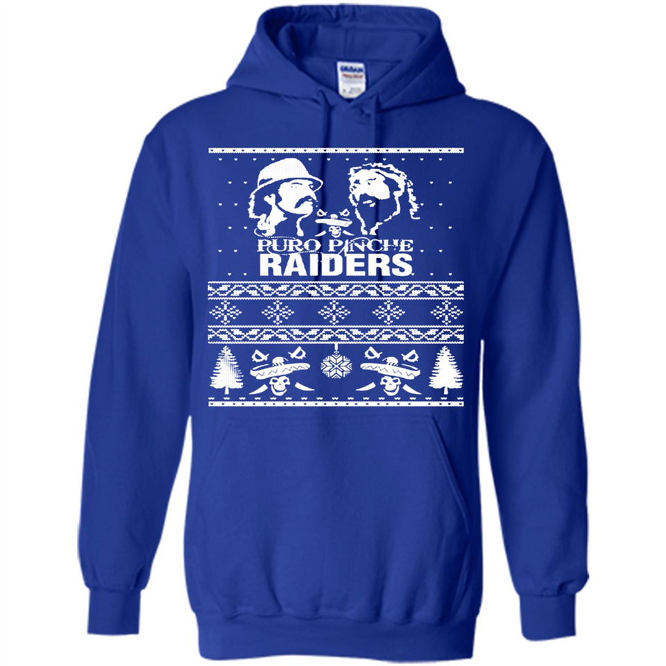 Puro Pinche Raiders Ugly Christmas Sweater - Hoodie