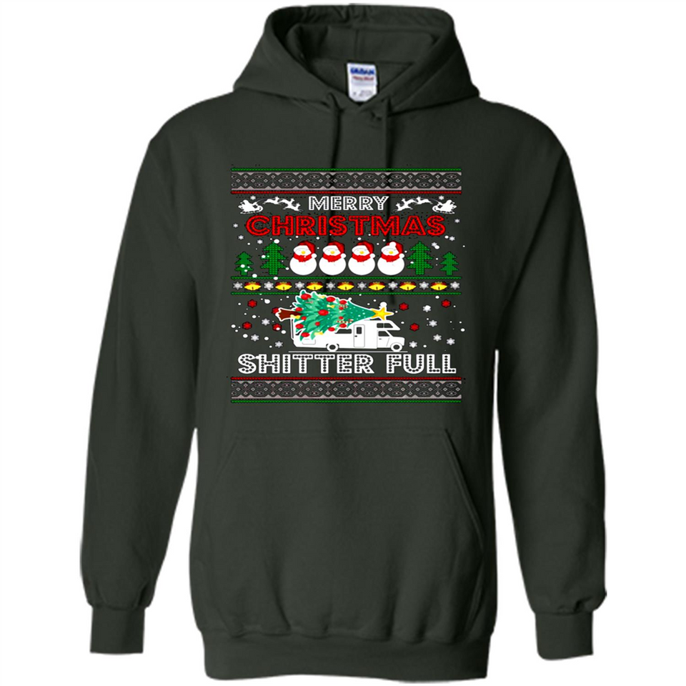 Merry Christmas Shitter Full Christmas Tree Snowman PING PONG