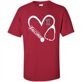 Stethoscope Heart Love Atlanta Falcons For Football Lovers