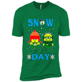 Snow Day Shirt For Boston Celtics Vs Minion Fans pingpong