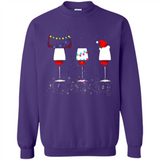 Christmas Red Wine Funny Merry Xmas Sweatshirt - Sweatshirt