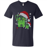 Boxer Dog diamond Christmas - Men's V-Neck