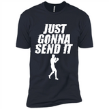Just Gonna Send It Boxing Boxer Fighter Kick Fighting - Premium Short Sleeve T-Shirt