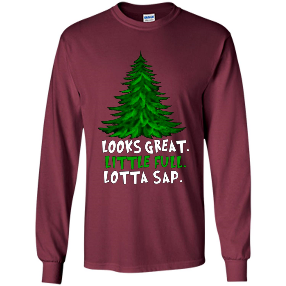 Looks Great Little Full Lotta Sap Funny Christmas PINGPONG