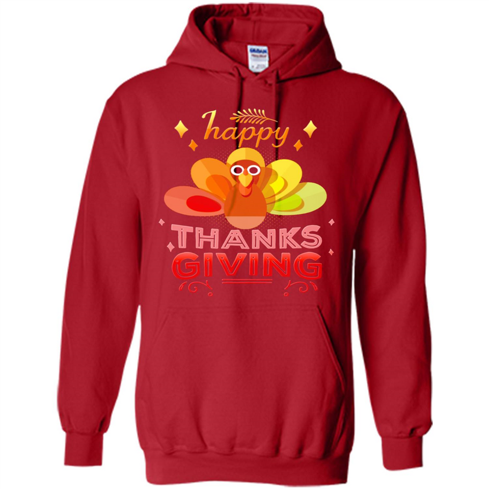 Happy Thanksgiving Turkey Day Colorful Cute