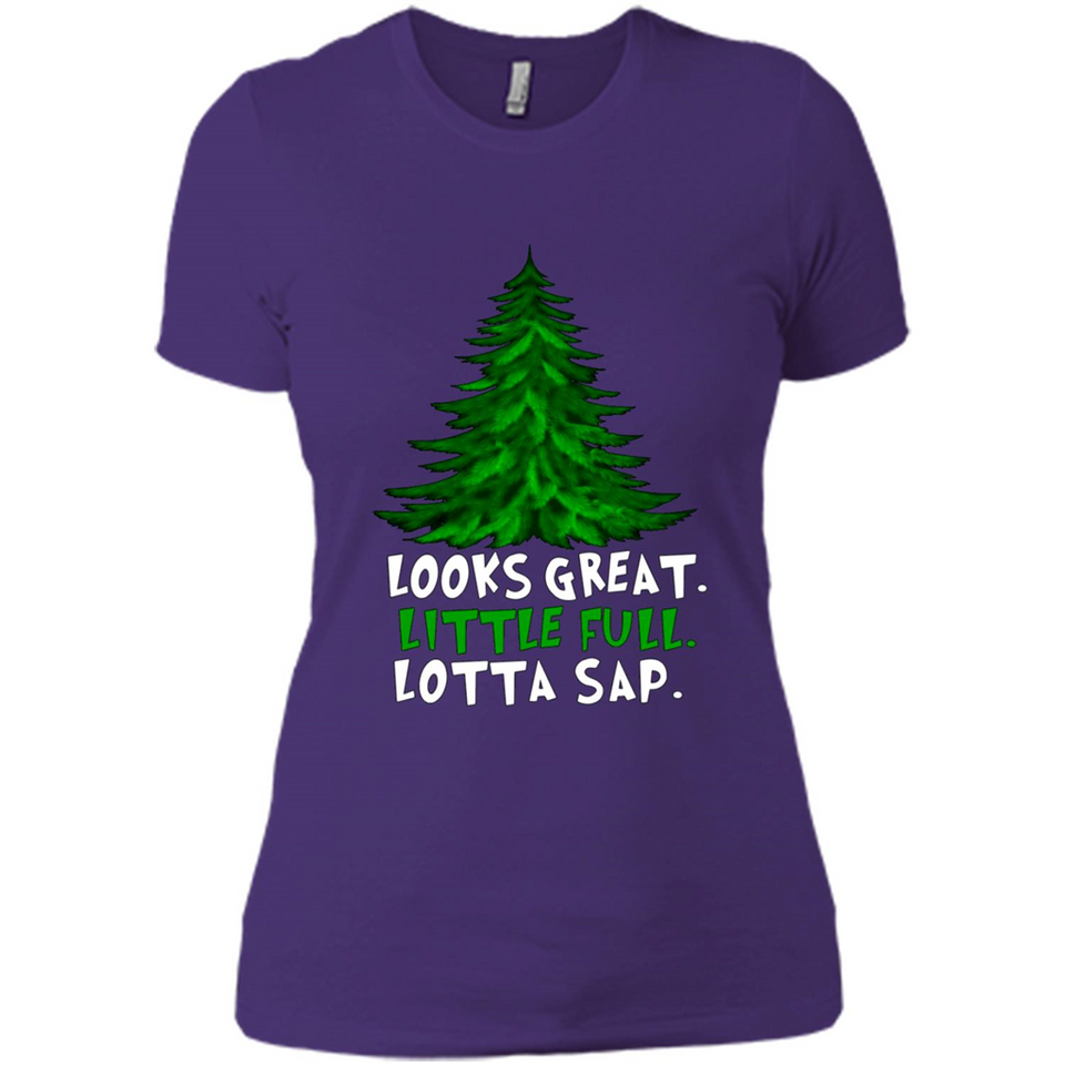 Looks Great Little Full Lotta Sap Funny Christmas PINGPONG