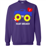 HEART BREAKER BLUE MONSTER TRUCK VALENTINE'S DAY
